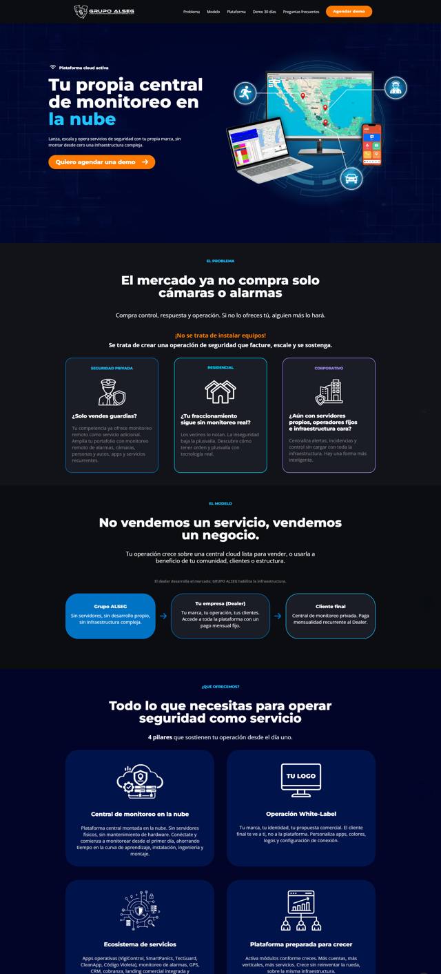 Página completa de Grupo Alseg